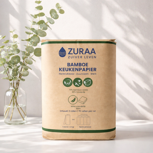 ZURAA Bamboe keukenpapier - Herbruikbare Keukenrol