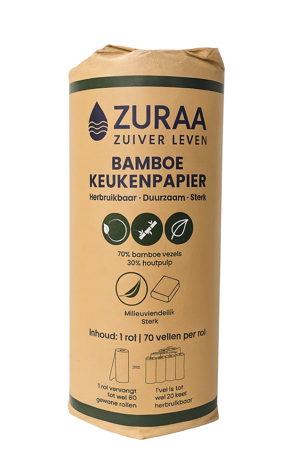 Zuraa Herbruikbare Keukenrol